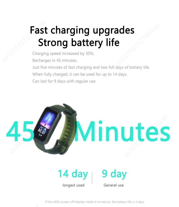 2023 New Original HUAWEI Band 8 Smart Band All-day Blood Oxygen 1.47'' AMOLED Screen Heart Rate Smartband 2 Weeks Battery Life