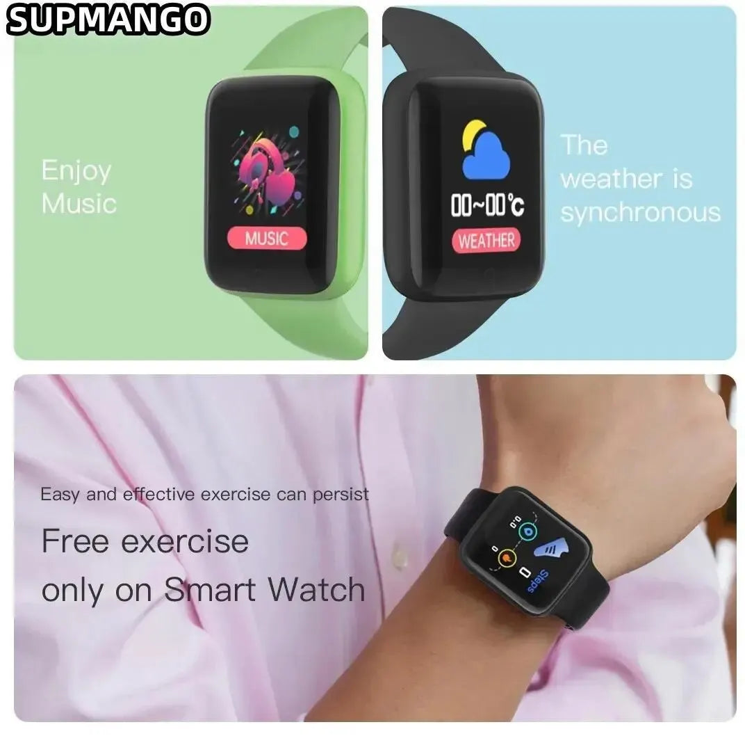 B37 Real Step Count The New Rechargeable Smart Watch Men And Women Fitness Watch Phone Connection IS Fully Compati