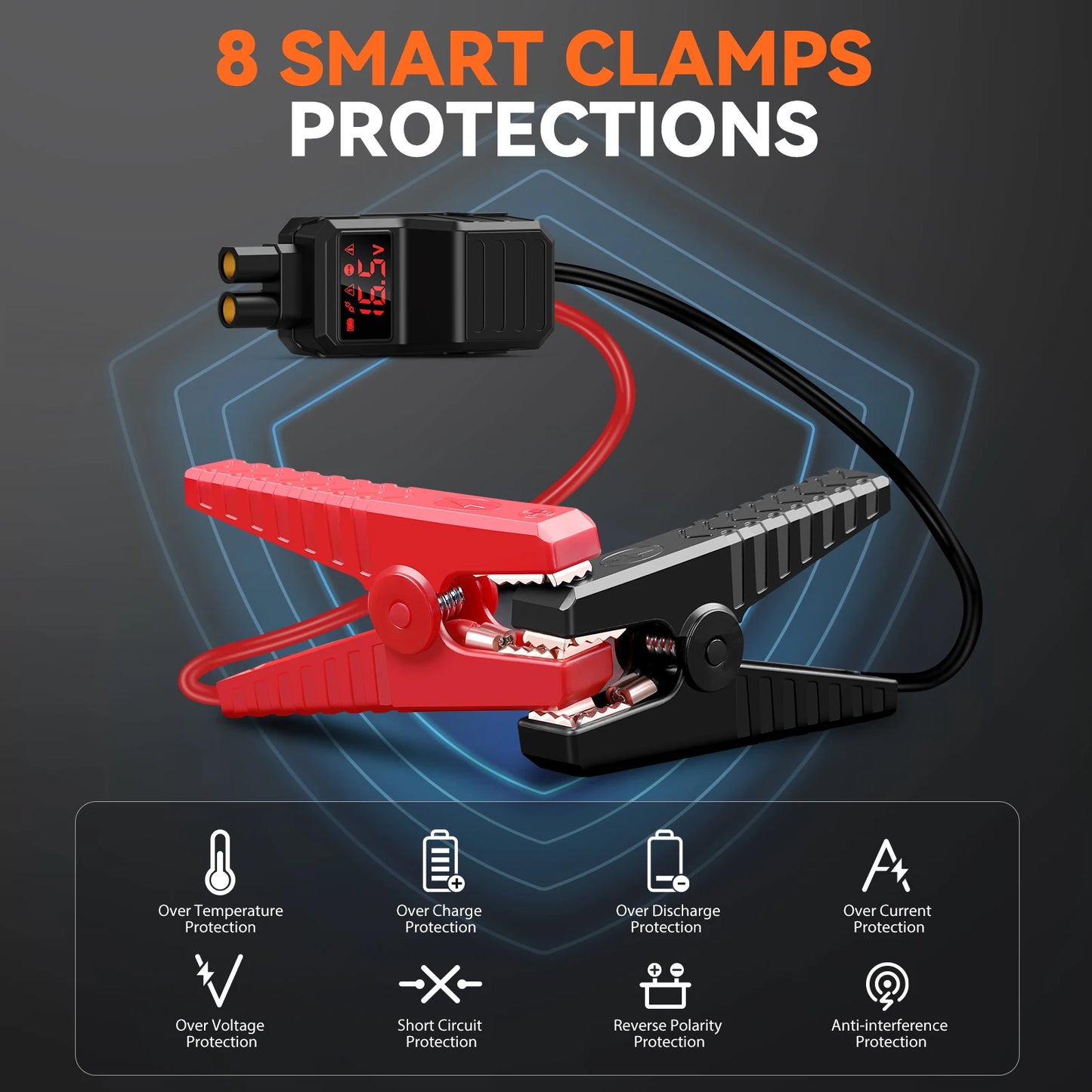 12V Car Jump Starter 4000A Car Battery Starter 21800mAh Portable Power Bank Booster Auto Starting Device Emergency Start