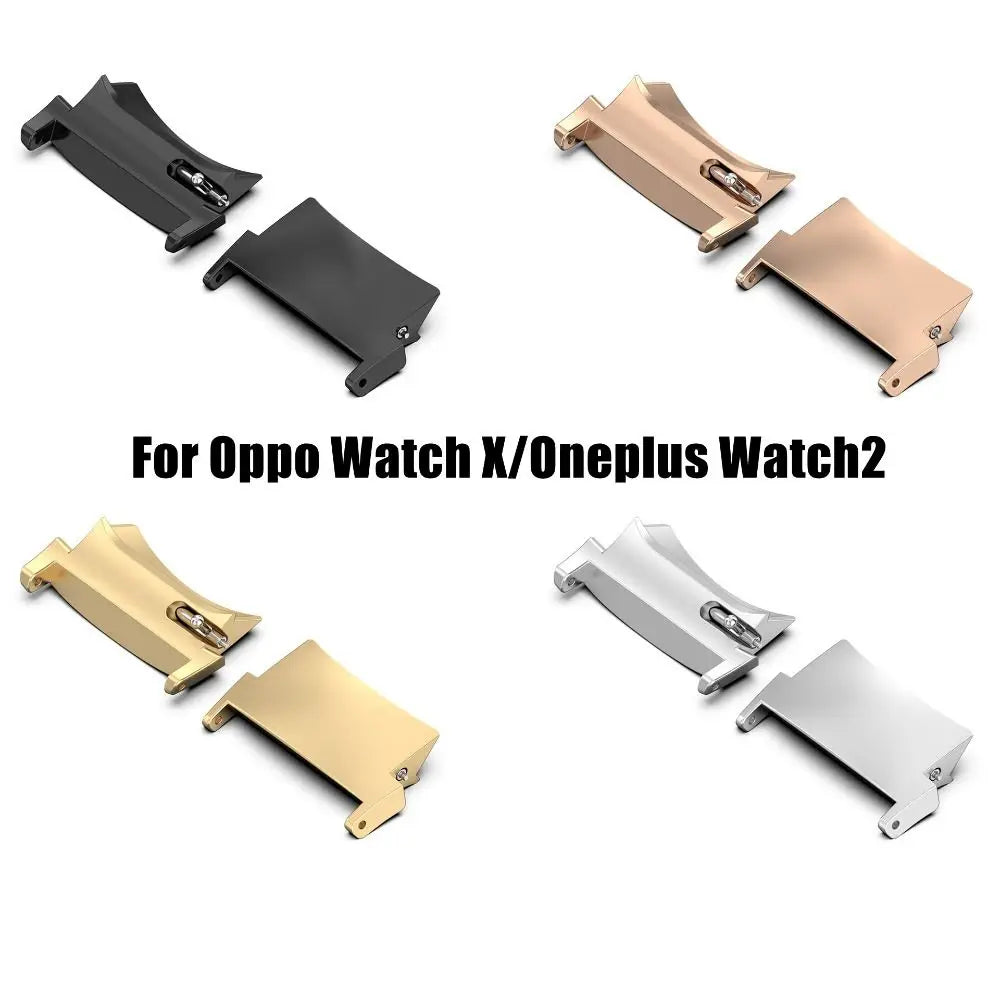 2Pcs Metal Strap Adapter Watchband 22MM Watchband Connector Smart Watch Accessories for Oppo Watch X/Oneplus Watch2 Wristband