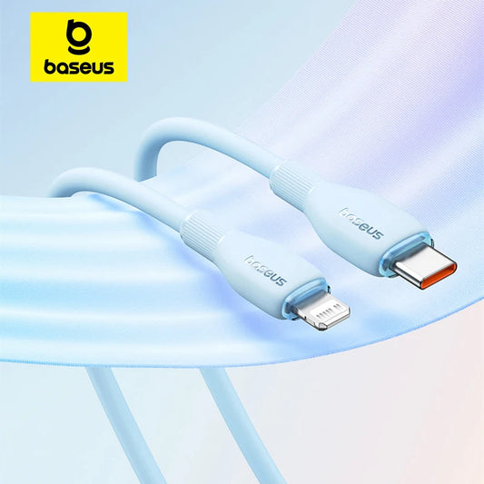 Baseus USB C Cable For IPhone 14 13 12 11 pro Max XS 20W Fast Charging Cable Type C Date Wire For iPad Macbook TPE