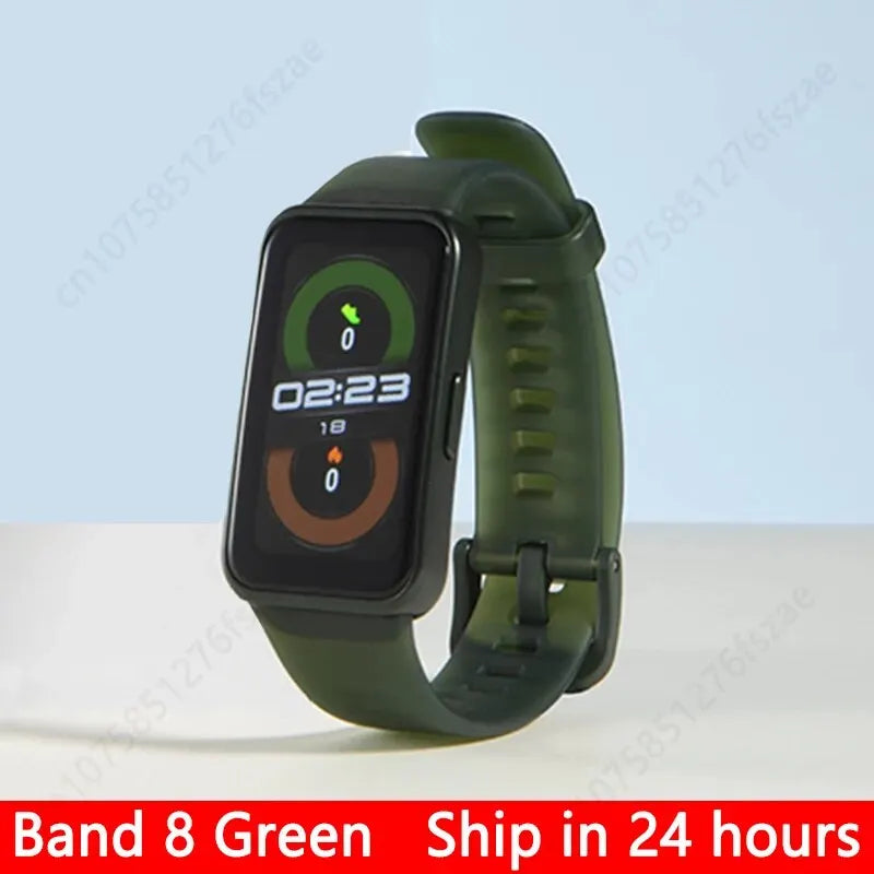 2023 New Original HUAWEI Band 8 Smart Band All-day Blood Oxygen 1.47'' AMOLED Screen Heart Rate Smartband 2 Weeks Battery Life