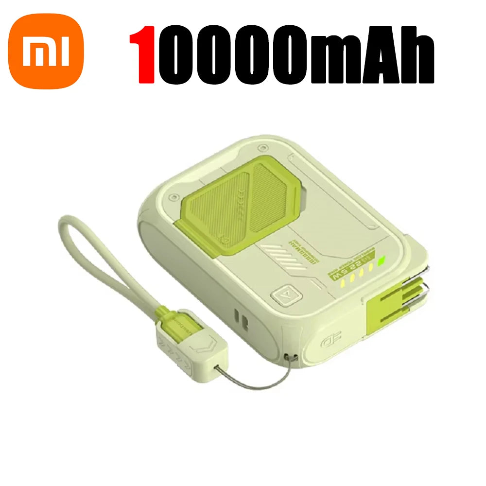 Xiaomi Magsafe Power Bank 100000mAh With Plug and Phone Holder 4-in-1 Multifunctional PD22.5W Wireless Fast Charging Powerbank